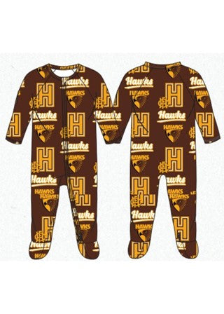 Hawthorn Hawks Baby Infant Coverall Romper Onesie