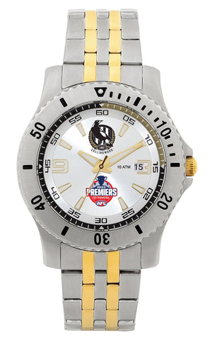 Collingwood Magpies 2023 Premiers Two Tone Metal Watch