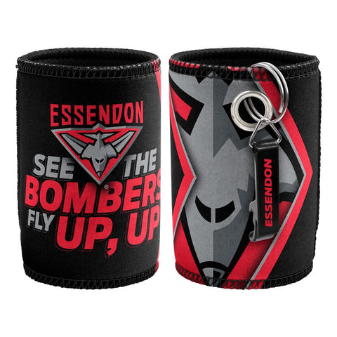 Essendon Bombers Can Cooler with Bottle Opener