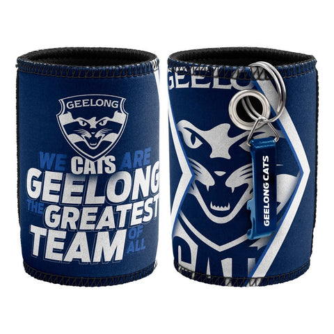 Geelong Cats Can Cooler with Bottle Opener