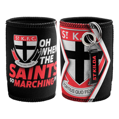 St Kilda Saints Can Cooler with Bottle Opener