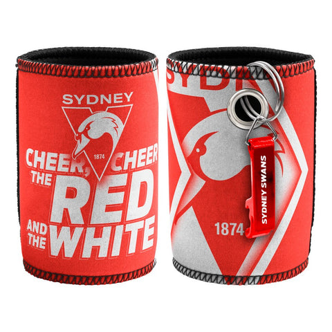 Sydney Swans Can Cooler with Bottle Opener