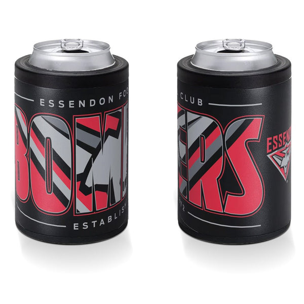 Essendon Bombers Insulated Can Cooler with Lid