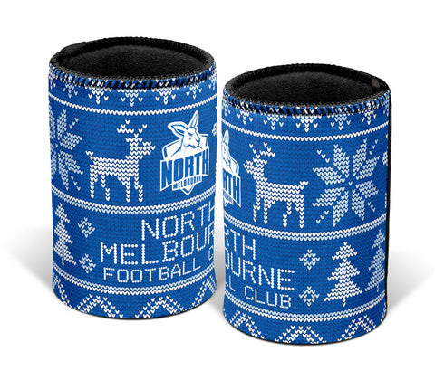 North Melbourne Kangaroos Christmas Ugly Can Cooler