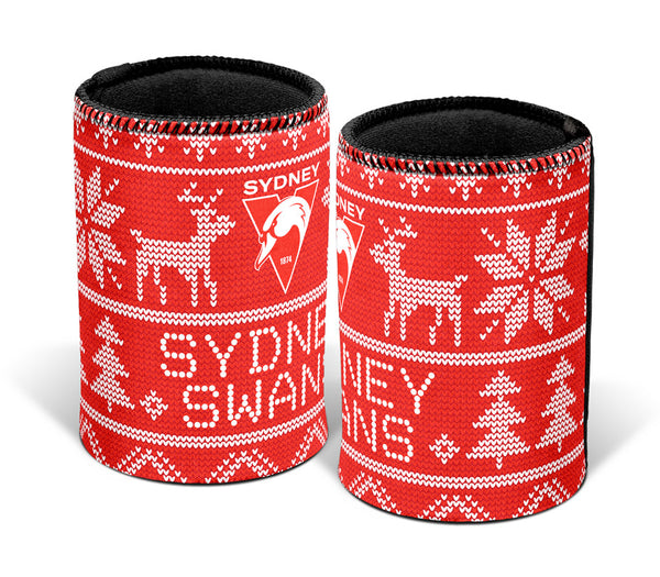 Sydney Swans Christmas Ugly Can Cooler