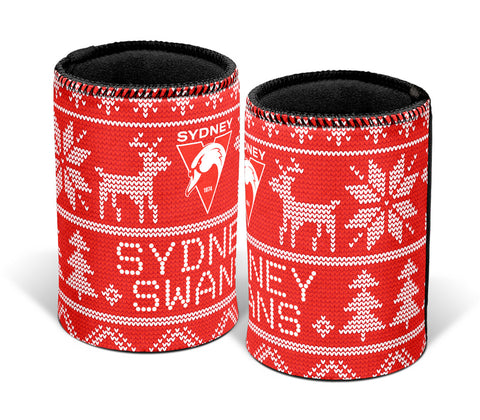 Sydney Swans Christmas Ugly Can Cooler