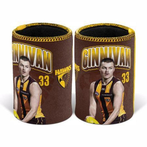 Hawthorn Hawks Player Can Cooler Jack Ginnivan Stubby Holder