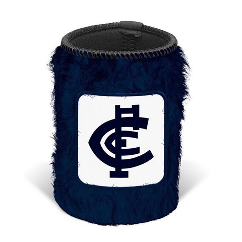 Carlton Blues Fluffy Can Cooler Stubby Holder