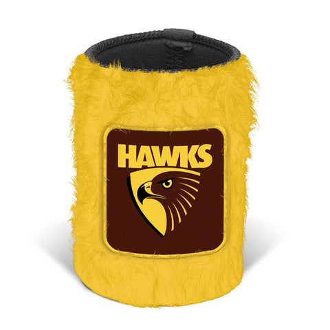 Hawthorn Hawks Fluffy Can Cooler Stubby Holder