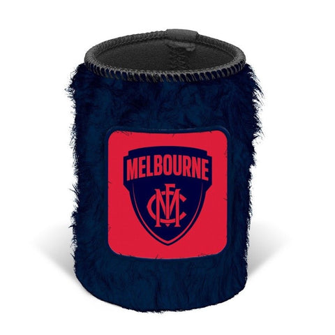 Melbourne Demons Fluffy Can Cooler Stubby Holder
