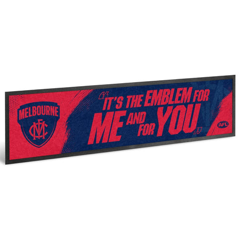 Melbourne Demons AFL Bar Runner