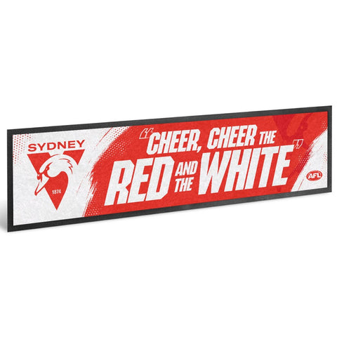 Sydney Swans AFL Bar Runner
