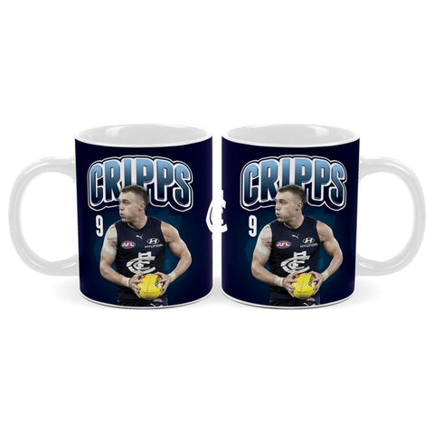 Carlton Blues AFL Player Mug Patrick Cripps