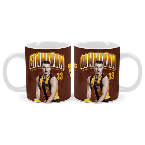 Hawthorn Hawks AFL Player Mug Jack Ginnivan