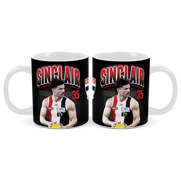 St Kilda Saints AFL Player Mug Jack Sinclair