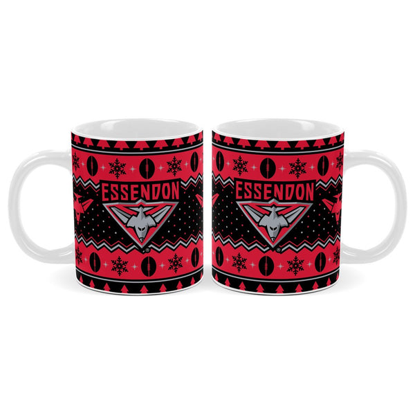 Essendon Bombers AFL Christmas Mug