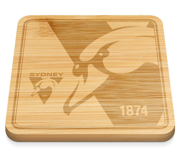Sydney Swans Bamboo Cheese Board