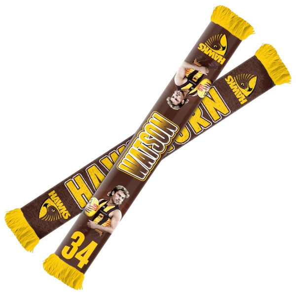 Hawthorn Hawks AFL Player Scarf Nick Watson