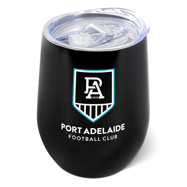 Port Adelaide Power Stainless Steel Travel Tumbler
