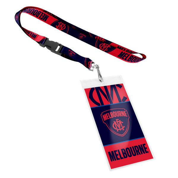 Melbourne Demons Lanyard with Card Pocket