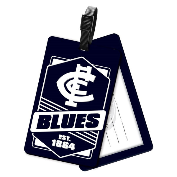 Carlton Blues Rubber Luggage Bag Tag