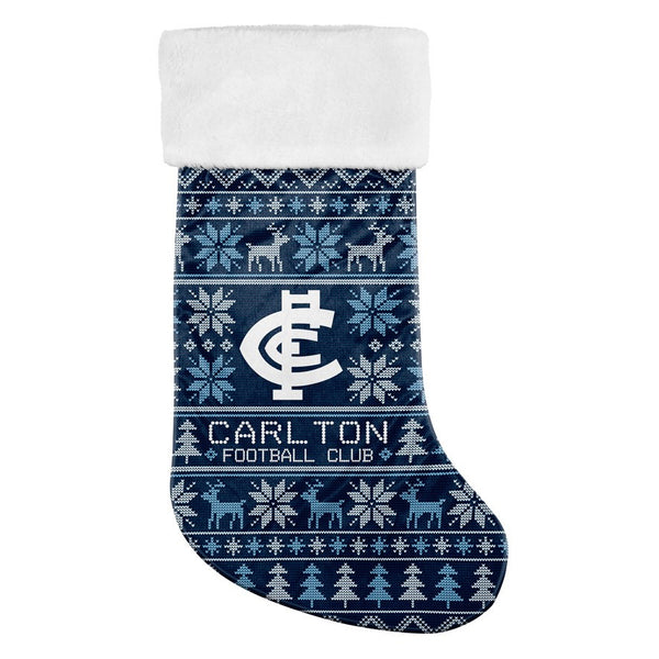 Carlton Blues Jumbo Christmas Stocking