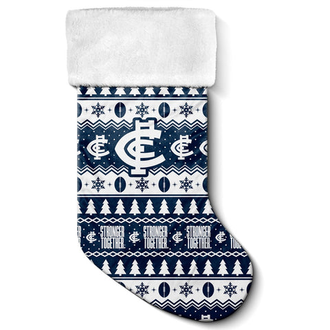 Carlton Blues AFL Jumbo Christmas Stocking
