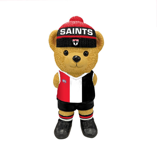 St Kilda Saints AFL Resin Bear Statue 22cm