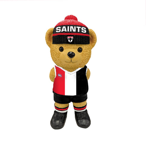 St Kilda Saints AFL Resin Bear Statue 22cm