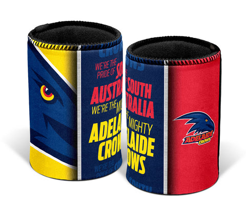 Adelaide Crows Team Song Can Cooler Stubby Holder