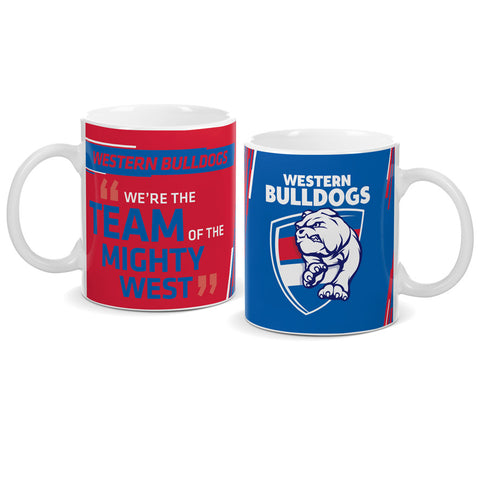 Western Bulldogs Logo and Song Mug