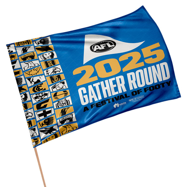 AFL Gather Round 2025 Game Day Flag