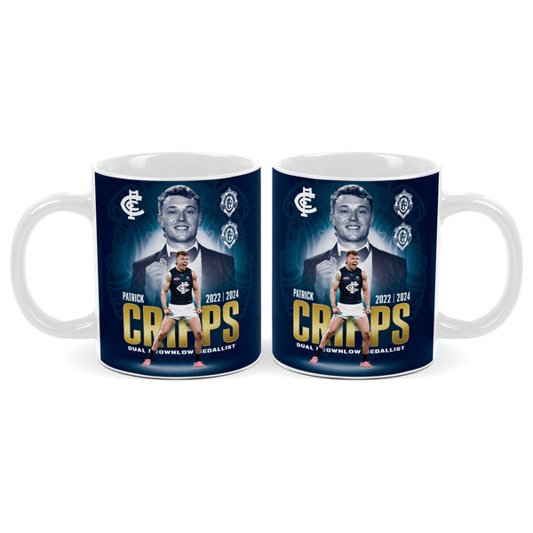 Carlton Blues Patrick Cripps 2024 Brownlow Medal Mug