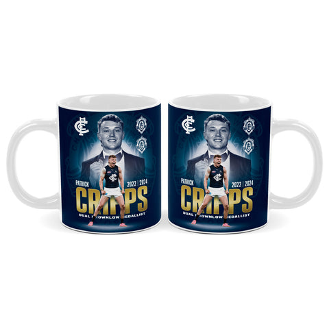 Carlton Blues Patrick Cripps 2024 Brownlow Medal Mug