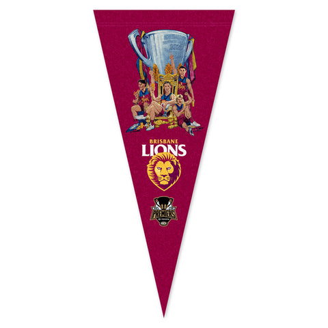 Brisbane Lions 2025 Grange Premiers Cup Pennant PH1