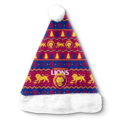 Carlton Blues AFL Christmas Santa Hat