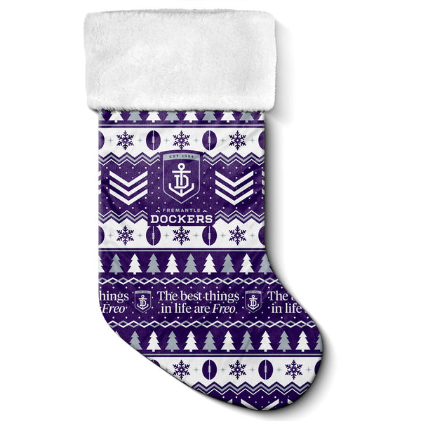Fremantle Dockers AFL Jumbo Christmas Stocking