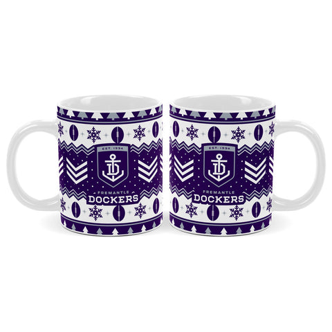 Fremantle Dockers AFL Christmas Mug
