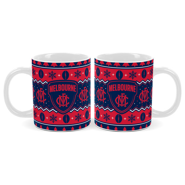Melbourne Demons AFL Christmas Mug