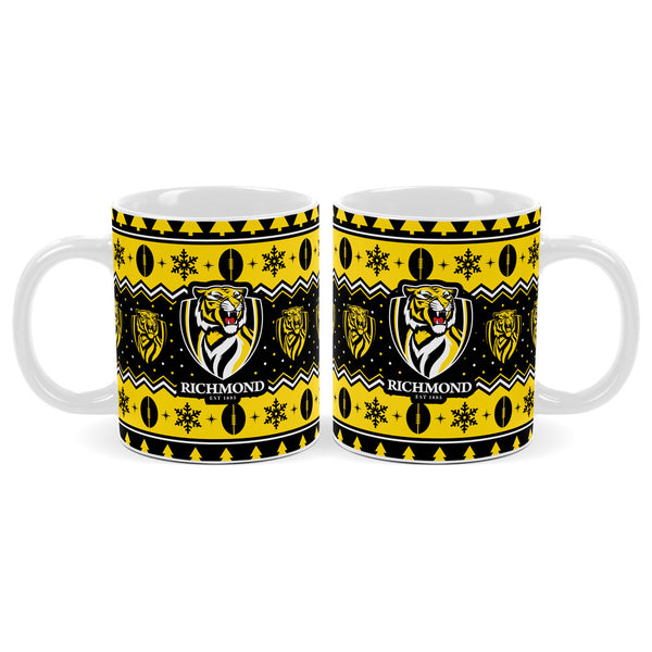 Richmond Tigers AFL Christmas Mug
