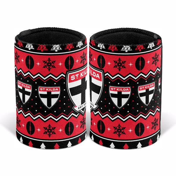St Kilda Saints AFL Christmas Can Cooler