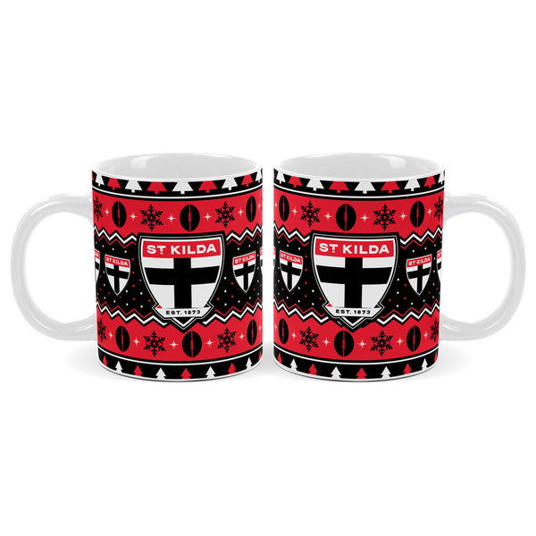 St Kilda Saints AFL Christmas Mug