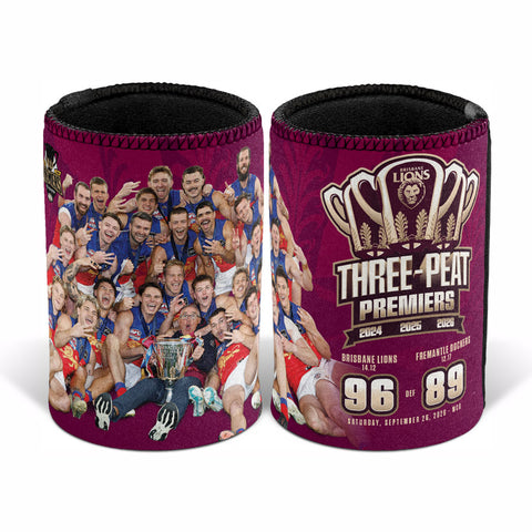 PREORDER - Brisbane Lions 2026 Premiers Image Can Cooler PH2
