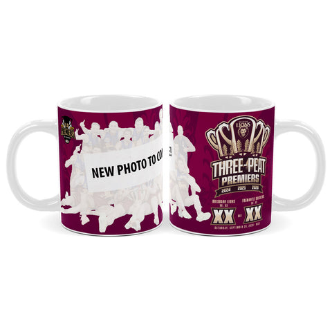 PREORDER - Brisbane Lions 2026 Premiers Team Image Mug PH2