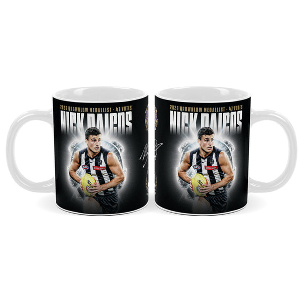 PREORDER - Collingwood Magpies Nick Daicos 2026 Brownlow Medal Mug