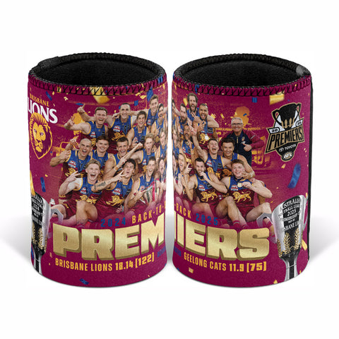 PREORDER - Brisbane Lions 2025 Premiers Image Can Cooler PH2