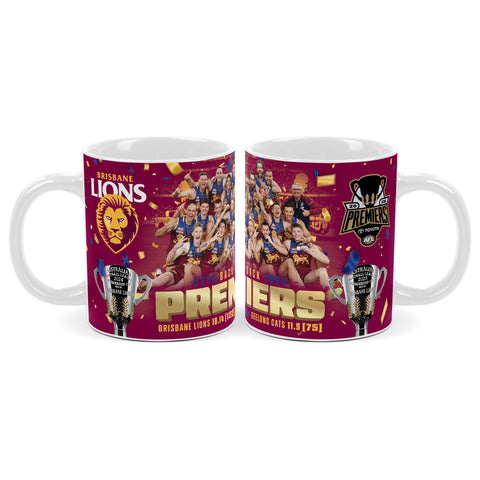 PREORDER - Brisbane Lions 2025 Premiers Team Image Mug PH2