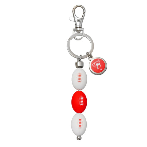 Sydney Swans AFL 3 Ball Charm Keyring
