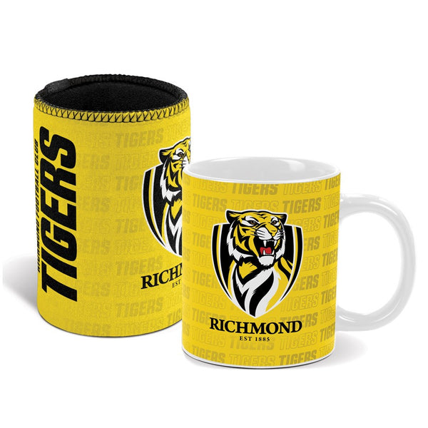 Richmond Tigers AFL Mug and Can Cooler