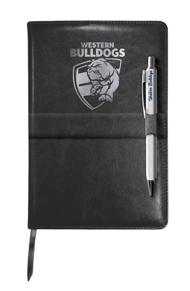Western Bulldogs Notebook and Pen Gift Pack
